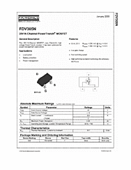 DataSheet FDV305N pdf