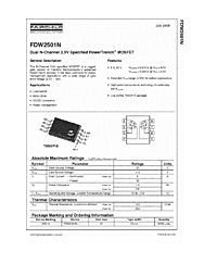 DataSheet FDW2501N pdf