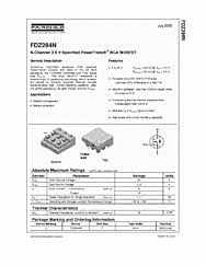 DataSheet FDZ294N pdf