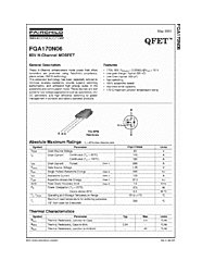 DataSheet FQA170N06 pdf