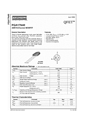 DataSheet FQA17N40 pdf