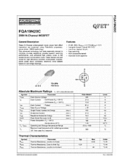 DataSheet FQA19N20C pdf