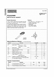 DataSheet FQA24N60 pdf