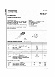 DataSheet FQA38N30 pdf