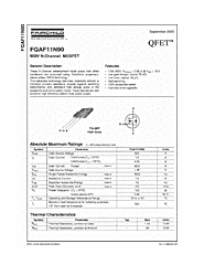 DataSheet FQAF11N90 pdf