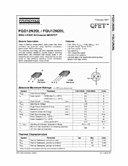 DataSheet FQD12N20L pdf