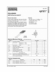 DataSheet FQL40N50 pdf