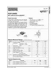 DataSheet FQP13N06L pdf
