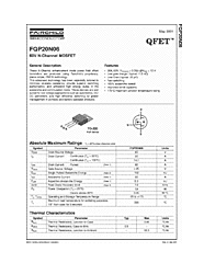 DataSheet FQP20N06 pdf