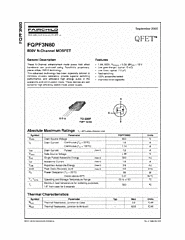 DataSheet FQPF3N80 pdf