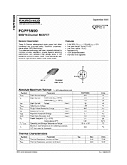 DataSheet FQPF5N90 pdf
