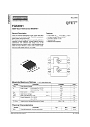 DataSheet FQS4901 pdf