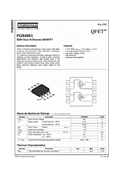 DataSheet FQS4903 pdf