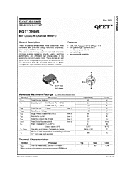 DataSheet FQT13N06L pdf