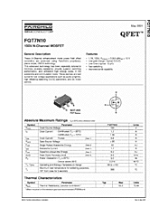 DataSheet FQT7N10 pdf