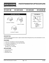 DataSheet H11AV1AM pdf