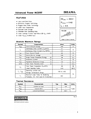 DataSheet IRL630A pdf