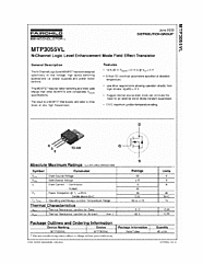DataSheet MTP3055VL pdf