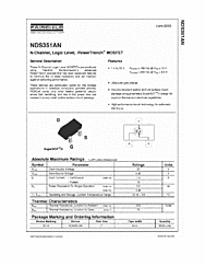 DataSheet NDS351AN pdf