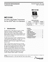 DataSheet MC13192 pdf