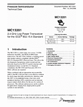 DataSheet MC13201 pdf