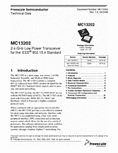 DataSheet MC13202 pdf