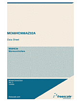 DataSheet MC68HC908AZ32AC pdf