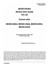 DataSheet MC9S12DJ64C pdf