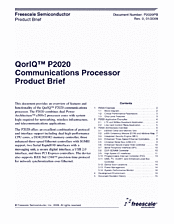 DataSheet P2020 pdf