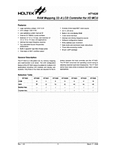 DataSheet HT1620 pdf