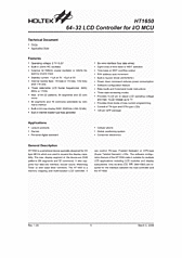 DataSheet HT1650 pdf