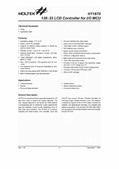 DataSheet HT1670 pdf