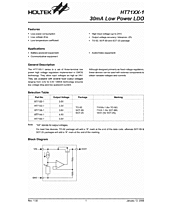 DataSheet HT7133-1 pdf