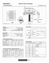 DataSheet HDG1602F-1 pdf