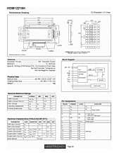 DataSheet HDM12216H pdf