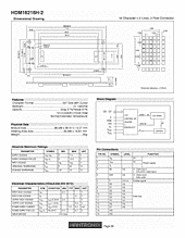 DataSheet HDM16216H-2 pdf