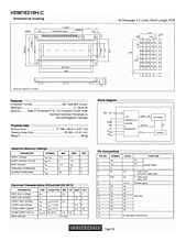 DataSheet HDM16216H-C pdf
