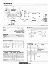 DataSheet HDM16216H-S pdf