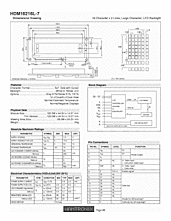 DataSheet HDM16216L-7 pdf