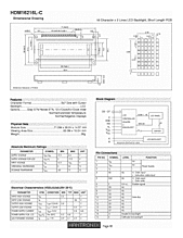 DataSheet HDM16216L-C pdf