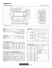 DataSheet HDM16416H pdf