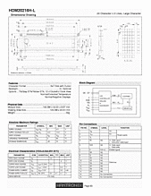 DataSheet HDM20216H-L pdf