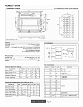 DataSheet HDM20416H-M pdf