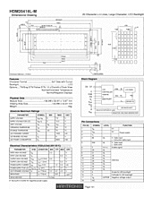 DataSheet HDM20416L-M pdf