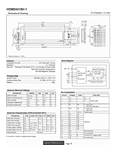 DataSheet HDM24416H-1 pdf