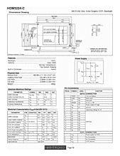 DataSheet HDM3224-C pdf