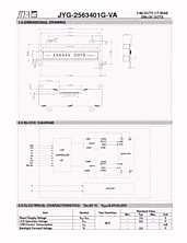 DataSheet JYG-2563401G-VA pdf