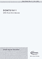DataSheet BGM781N11 pdf