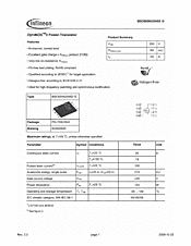 DataSheet BSC600N25NS3-G pdf