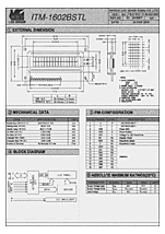 DataSheet ITM-1602B pdf